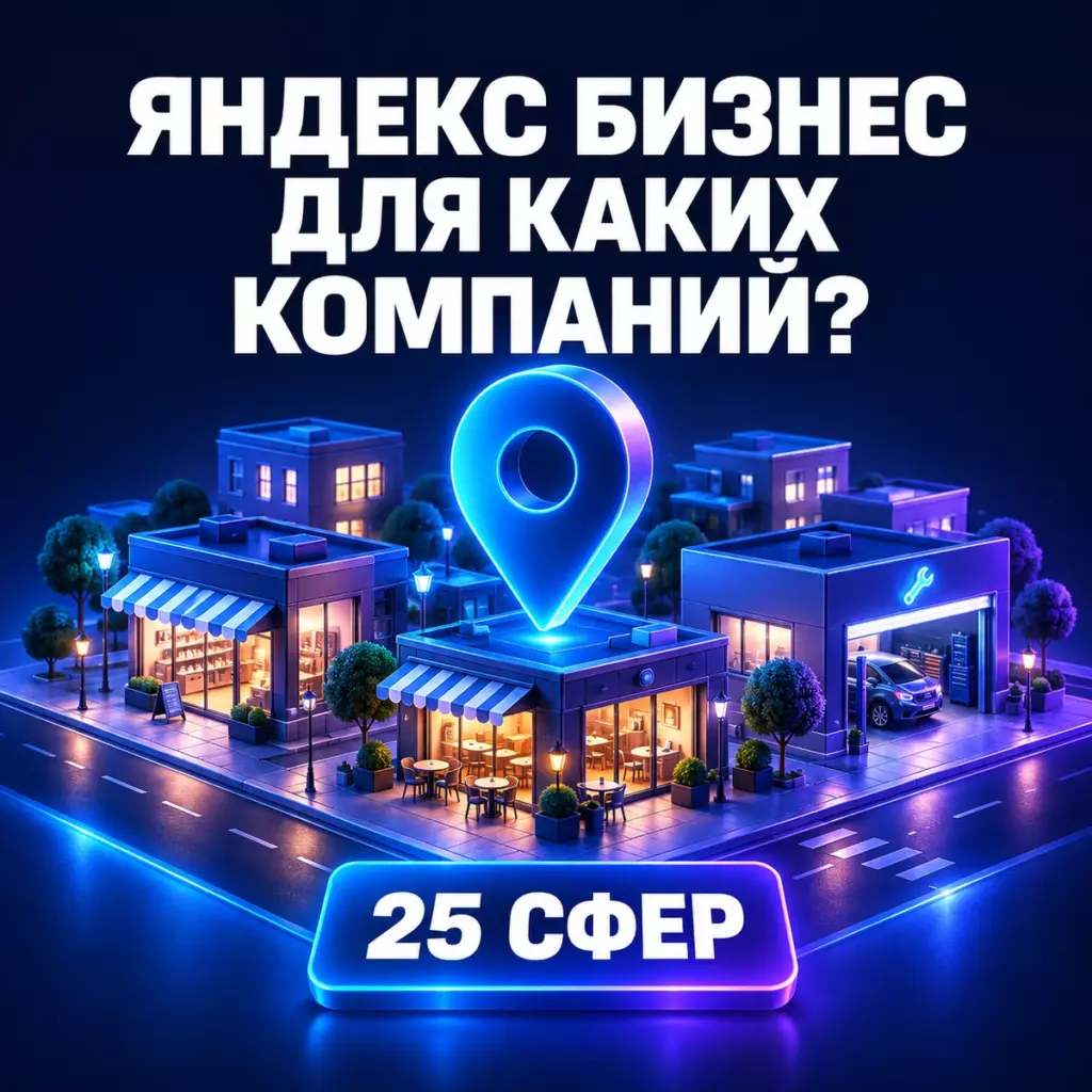 Яндекс Бизнес для 25 сфер: магазины, кафе и сервисы под геометкой